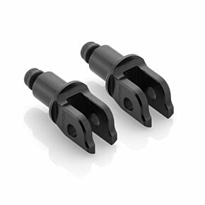 RIZOMA Footpeg Mount Kit Rider Black Pr