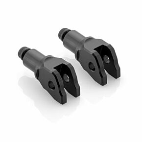RIZOMA Footpeg Mount Kit Rider Black Pr