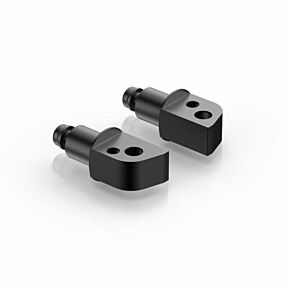 RIZOMA Footpeg Mount Kit Rider Black Pr