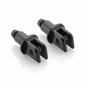 RIZOMA Footpeg Mount Kit Rider Black Pr