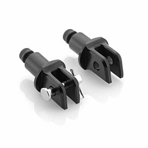 RIZOMA Footpeg Mount Kit Rider Black Pr