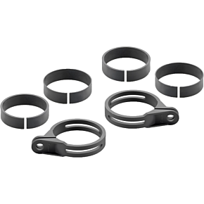 RIZOMA Front Turn Signal Fork Mount Kit Black