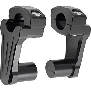 ROX Pivoting Handlebar Riser Black 2" Rise