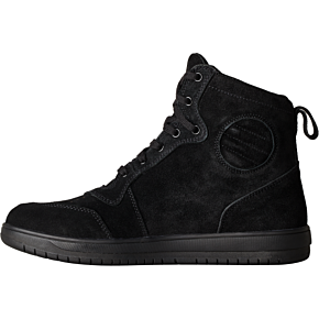 RST Hitop Moto Sneaker Ce Boot Black Suede  Sz 9