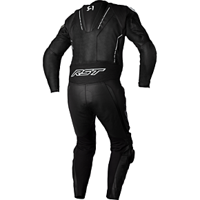 RST S1 Ce Suit Blk/blk/whi Leather Md