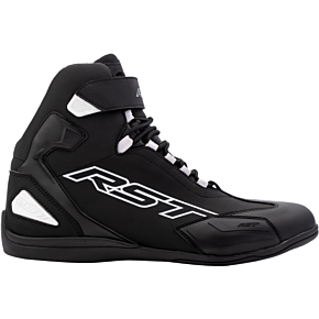 RST Sabre Moto Shoe Ce Boot Black / Black / White  Sz 13