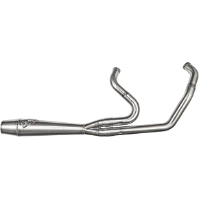 SAWICKI 2in1 M8 Softail Cannon Brushed Ss