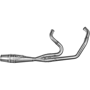 SAWICKI 2in1 M8 Softail Shorty Cannon Brushed Ss