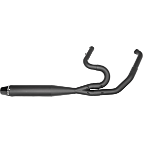 SAWICKI 2in1 Twin Cam Flt Mid Length Pipe Black