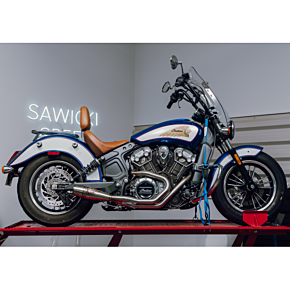 SAWICKI Indian Scout Shorty Cannon Brushed Ss