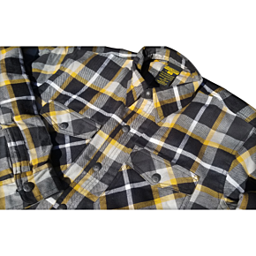 SCORPION EXO Covert Flannel White/yellow Lg