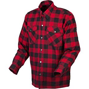 SCORPION EXO Covert Moto Flannel Red/black Lg