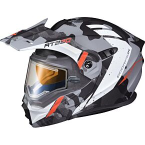 SCORPION EXO Exo-at950 Cold Weather Helmet Outrigger Matte Grey Xl (elec)