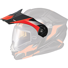 SCORPION EXO Exo-at950 Helmet Peak Visor Ellwood Red