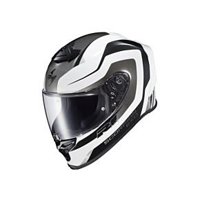 SCORPION EXO Exo-r1 Air Full Face Helmet Hive White/black Sm