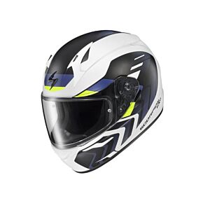 SCORPION EXO Exo-r320 Full-face Helmet Alchemy White/blue/hi-viz Sm