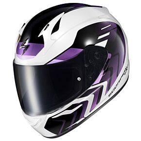 SCORPION EXO Exo-r320 Full-face Helmet Alchemy White/purple Md