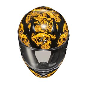 SCORPION EXO Exo-r320 Full-face Helmet Skull-e Orange Sm