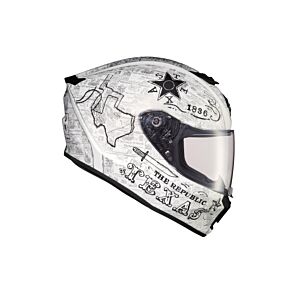 SCORPION EXO Exo-r420 Full-face Helmet Lone Star White Lg