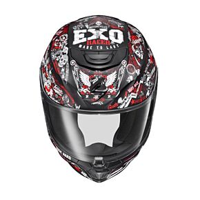 SCORPION EXO Exo-r420 Full-face Helmet Shake Ii Red Sm