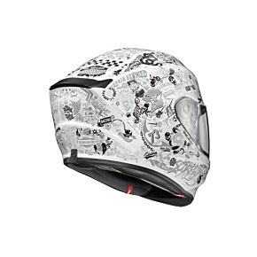 SCORPION EXO Exo-r420 Full-face Helmet Shake Ii White Sm