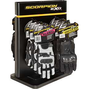 SCORPION EXO Glove Display (tabletop) 14w X 20h X 10d