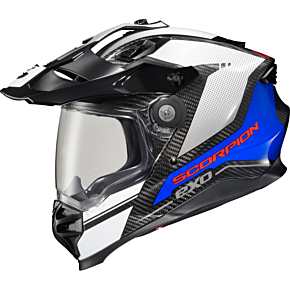 SCORPION EXO Xt9000 Carbon Full-face Helmet Trailhead White Lg