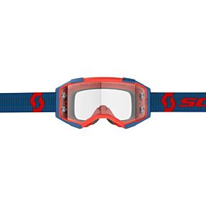 SCOTT Fury Goggle Drk Blue/neon Red Clear Works