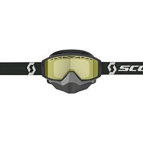 SCOTT Primal Snowcross Goggle Black/white Yellow Lens