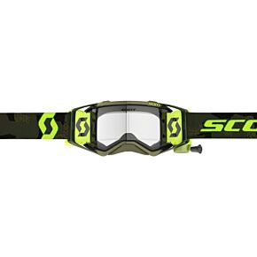 SCOTT Prospect Super Wfs Goggle Kaki Grn/neon Ylw Clear Works