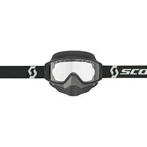 SCOTT Split Otg Snwcrss Goggle Black/white Clear Lens