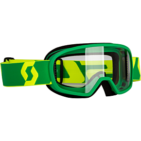 SCOTT Youth Buzz Mx Goggle Green/yellow W/clear