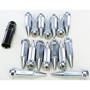SEDONA Spike Lug Nut 12mmx1.25 60' Chrome Tapered 17mm Hd W/key
