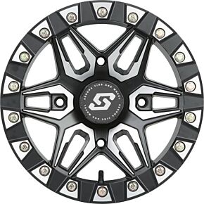 SEDONA Split 6 Bdlk Wheel 14x7 4/110 5+2 (+10mm) Blk/machined