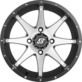 SEDONA Storm Wheel 12x7 4/137 5+2 (+10mm) Blk/machined