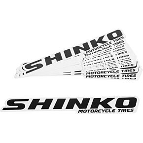 SHINKO 6" Shinko Decal - Black Pack Of 20