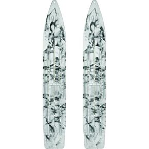 SLYDOG Pr/ Sly Dog Powderhound Ski 7" White/black Swirl