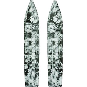 SLYDOG Pr/ Sly Dog Powderhound Ski 8" Red/black Swirl