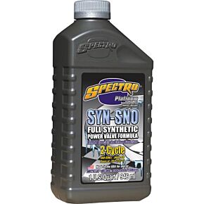 SPECTRO Platinum Sno Synthetic 2t 1 Qt Powervalve Formula