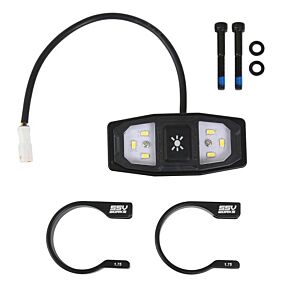 SSV WORKS Led Dome Light W/cage Clamps Ring Style 2"