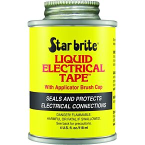 STAR BRITE Liquid Electrical Tape Black 4 Oz