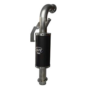 STRAIGHTLINE Lightweight Silencer 850 Carbon Fiber Stainless