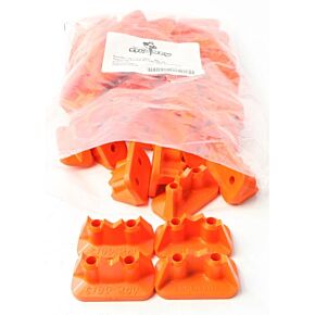 STUD BOY Super-lite Pro Series Double Backers 0.75" 48/pk Orange