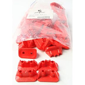 STUD BOY Super-lite Pro Series Double Backers 0.75" 48/pk Red