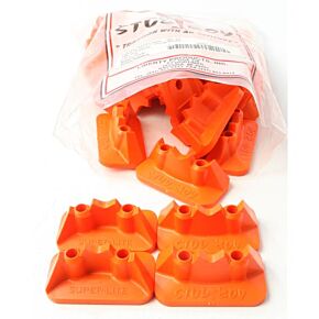 STUD BOY Super-lite Pro Series Double Backers .75" 24/pk Orange
