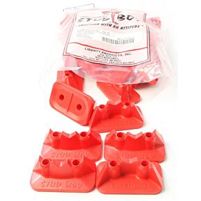 STUD BOY Super-lite Pro Series Double Backers .75" 24/pk Red