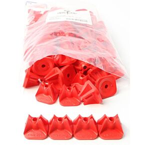 STUD BOY Super-lite Pro Series Single Backers .75" 84/pk Red
