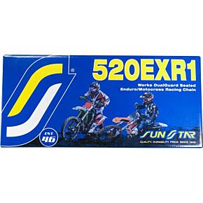 SUNSTAR Chain Exr1 Works Sealed 520x120 Gld/gld