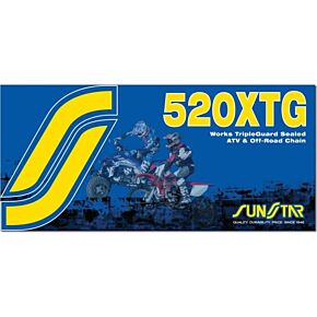 SUNSTAR Chain Xtg Works Sealed 520x100 Nat/gld