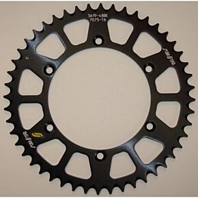 SUNSTAR Rear Sprocket Aluminum 52t-520 Blk Kaw/suz